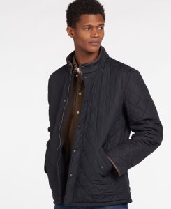 Chaqueta Acolchada Barbour Powell Hombre Verde Oliva | DZMS92613