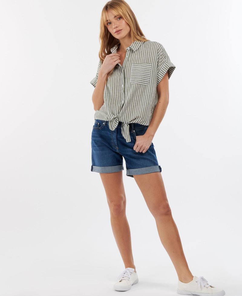 Blusas Barbour Betony Shirt Mujer Rayadas | AUYQ63879