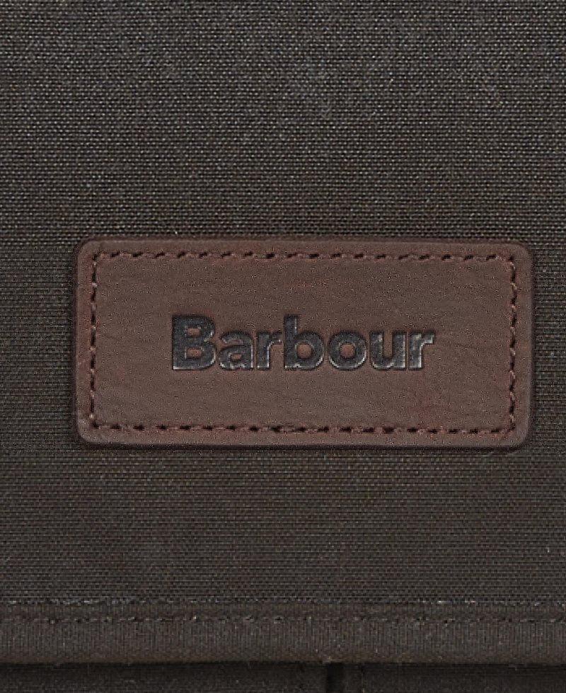 Bolsas Barbour Essential Wax Messenger Hombre Verde Oliva | HIYU56129