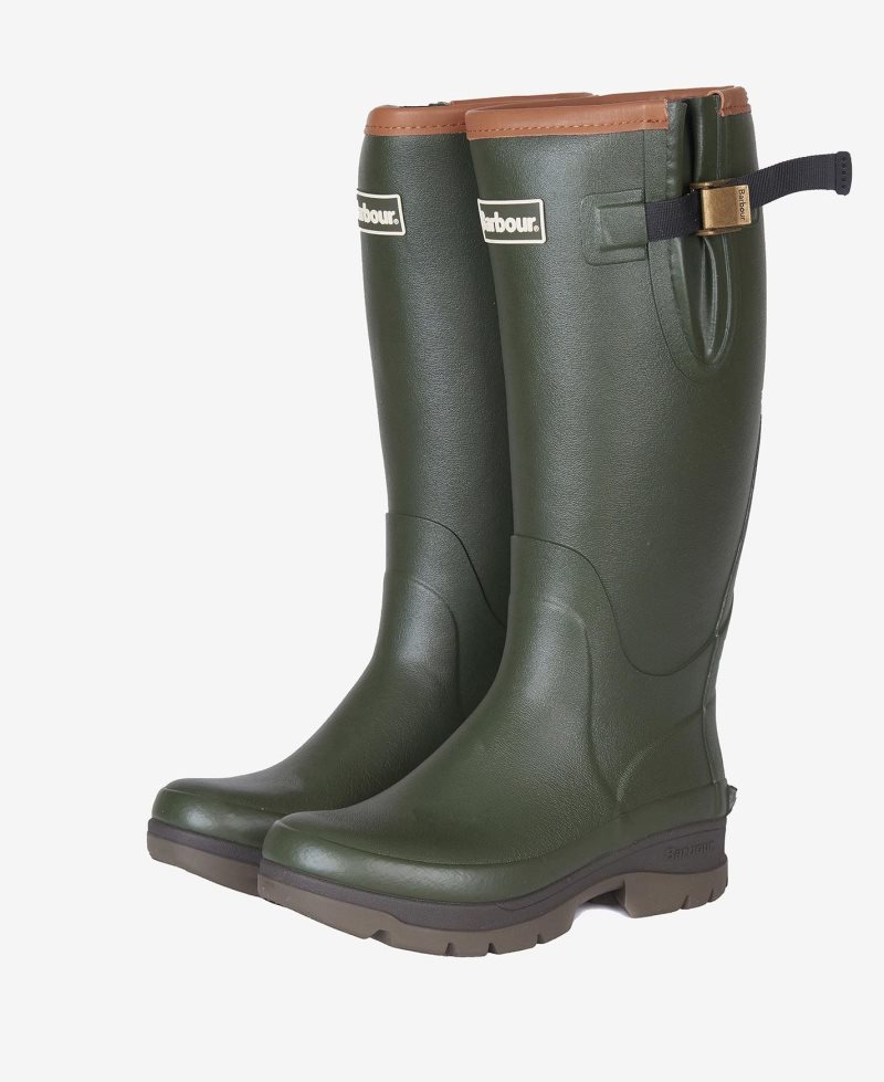 Botas Barbour Womens Tempest Wellingtons Mujer Verde Oliva | NWKT71285