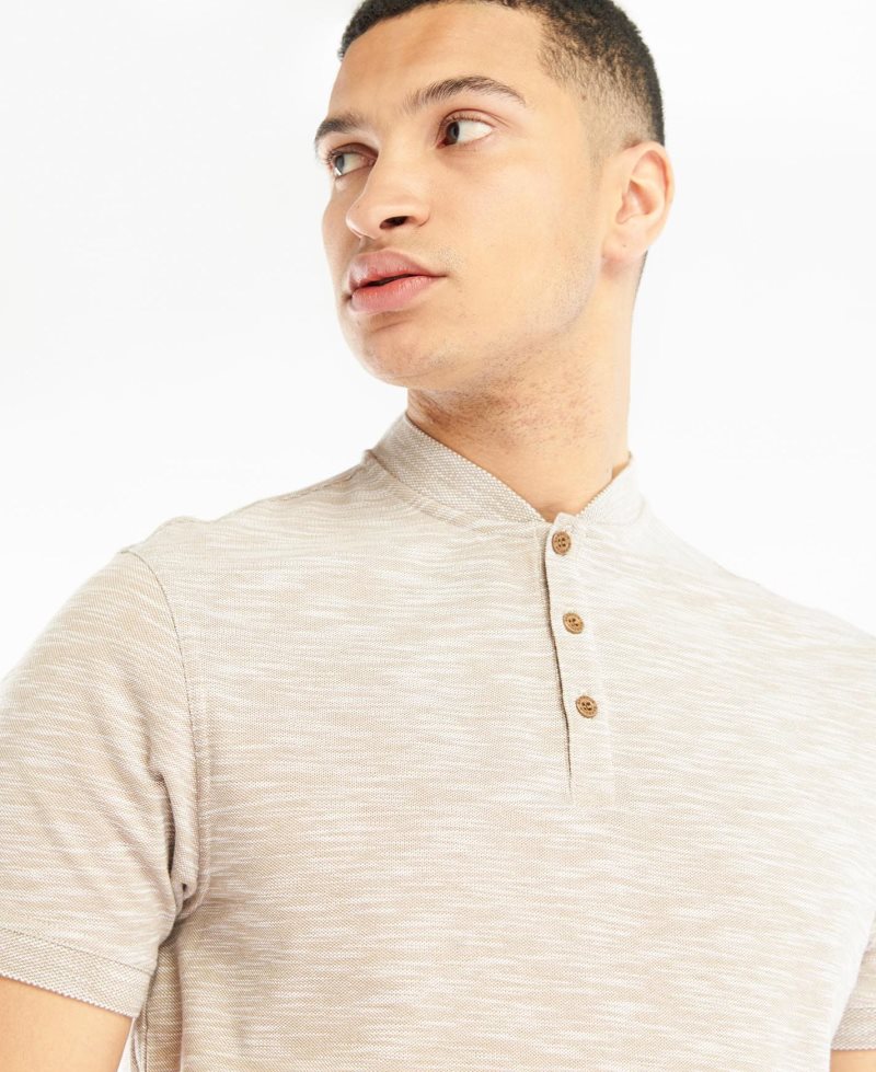 Camisa Polo Barbour Belgrave Deporte Neck Hombre Gris | FCAP03719