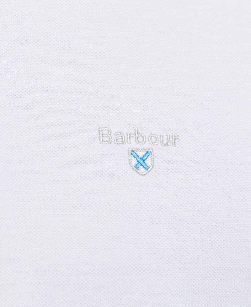 Camisa Polo Barbour Birkhill Hombre Blancas | VMLO06512