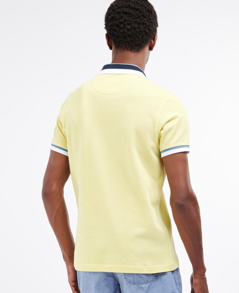 Camisa Polo Barbour Finkle Hombre Verde Menta | NMQD36201