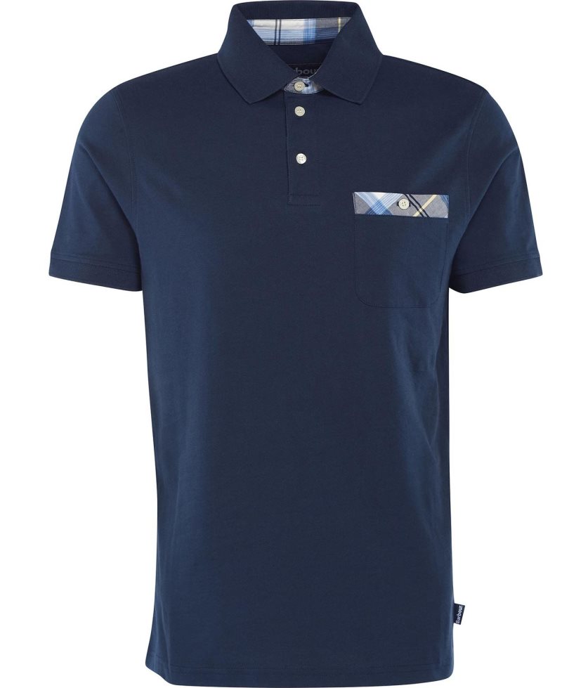 Camisa Polo Barbour Lirst Hombre Azul Marino | QGHX65128