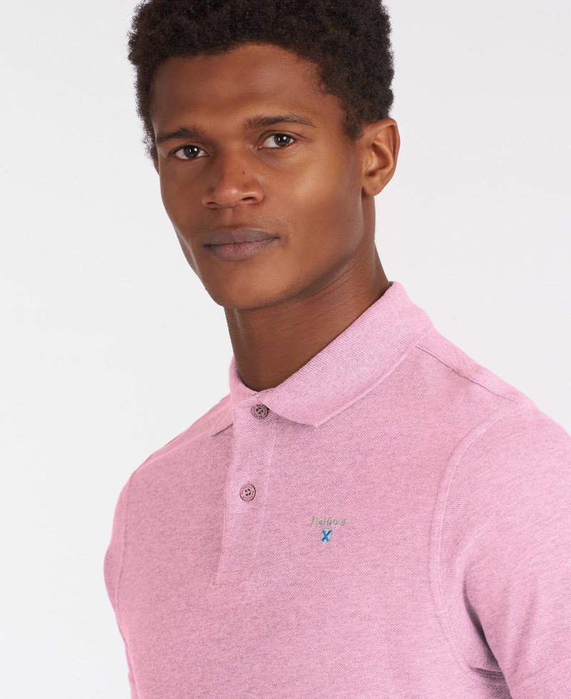 Camisa Polo Barbour Sports Hombre Blancas | APKV64823