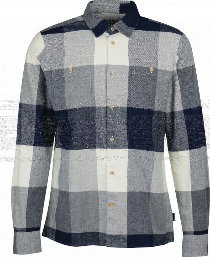 Camisas Barbour Alberta Hombre Azul Marino | IHJR83257