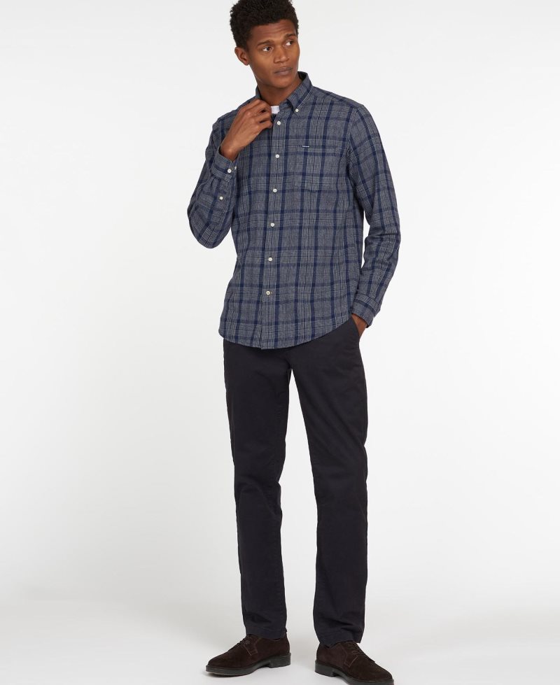 Camisas Barbour Inverbeg Tailored Hombre Verde Oliva | GVHZ15270