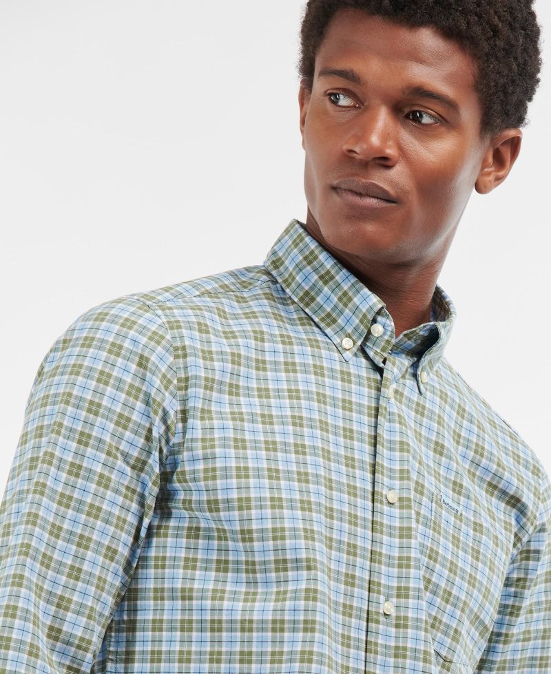 Camisas Barbour Lomond Tailored Hombre Gris | LTHG67953