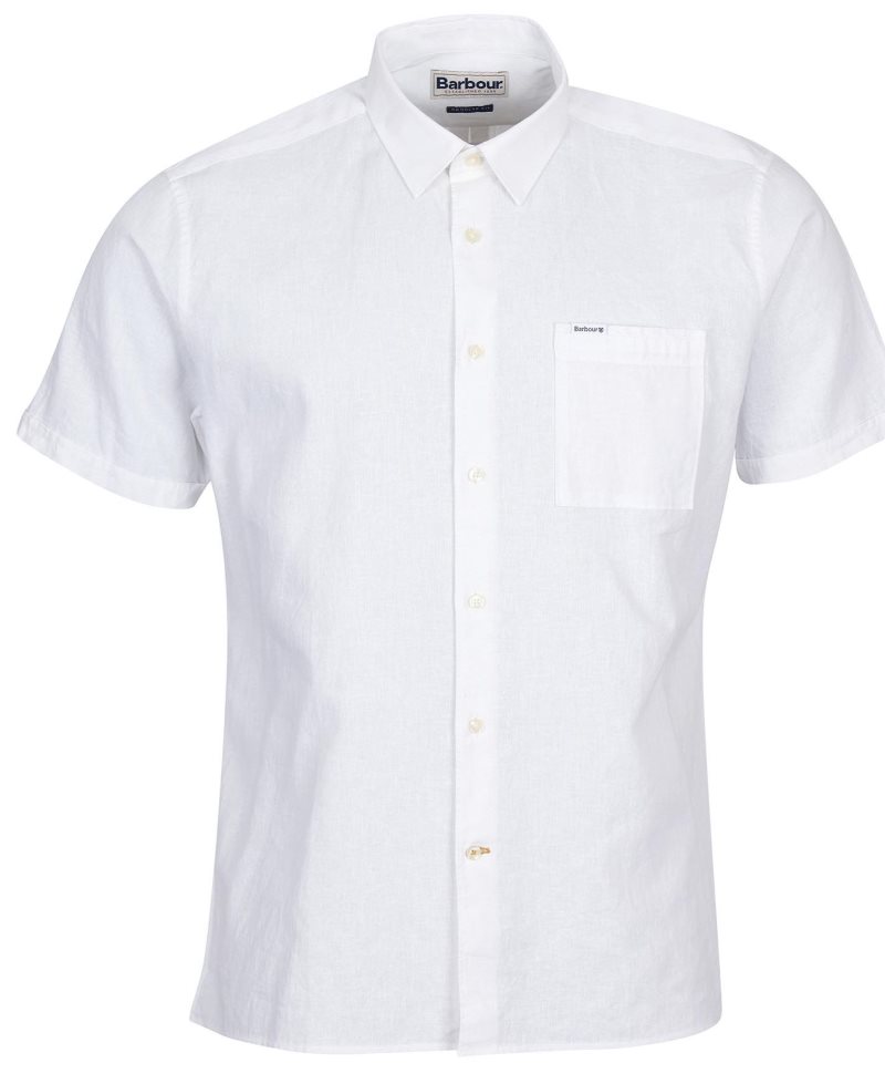 Camisas Barbour Nelson Corta Sleeve Summer Hombre Azules | UCEL26801