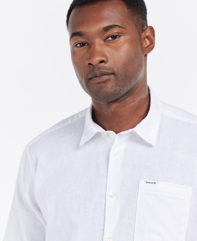 Camisas Barbour Nelson Corta Sleeve Summer Hombre Azules | UCEL26801
