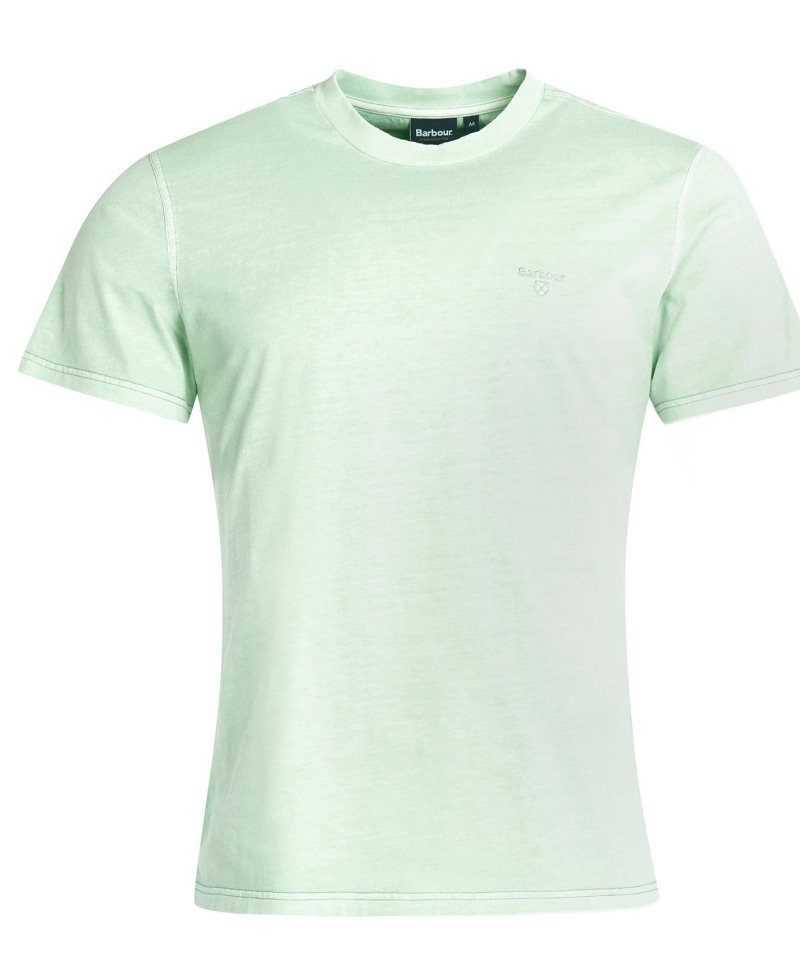 Camiseta Barbour Garment Dyed Hombre Azules | SERB20198