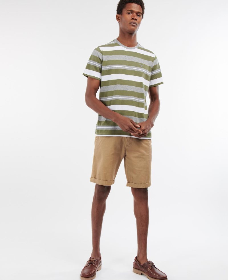 Camiseta Barbour Kylemore Hombre Verde Oliva | EBNW40293