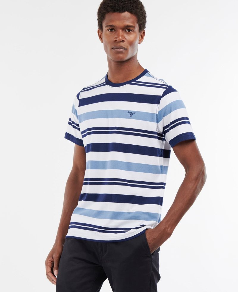 Camiseta Barbour Kylemore Hombre Verde Oliva | IZNE70958