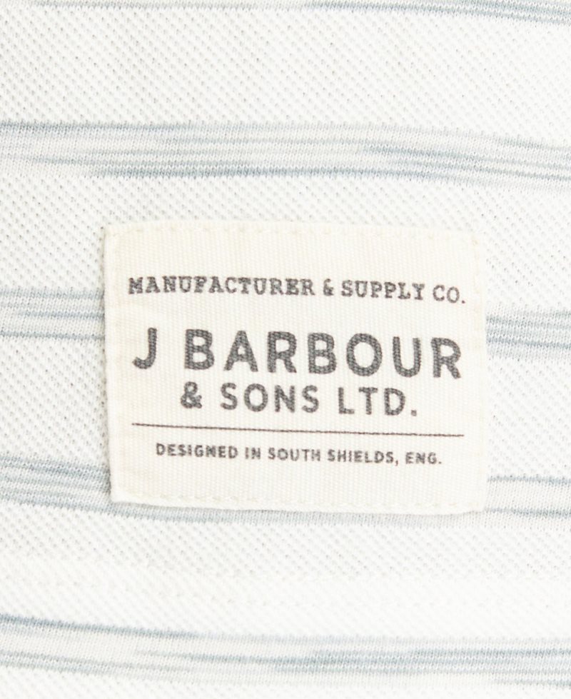 Camiseta Barbour Topsale Hombre Blancas | XDZH16845
