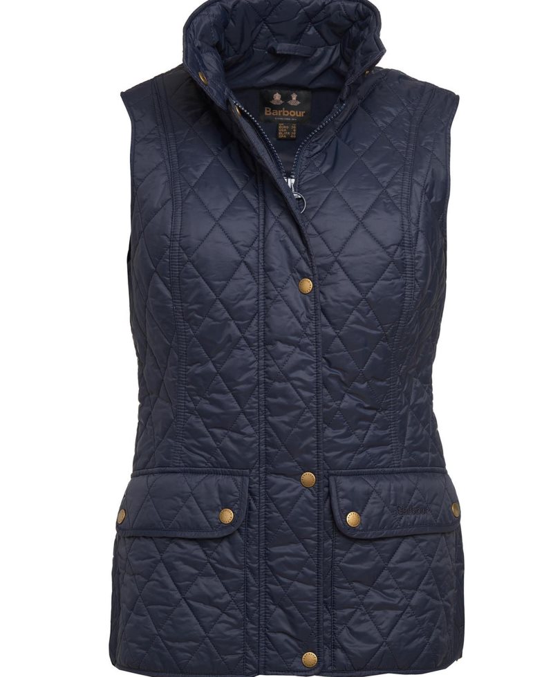 Chalecos Barbour Otterburn Gilet Mujer Negras | NXPH72396