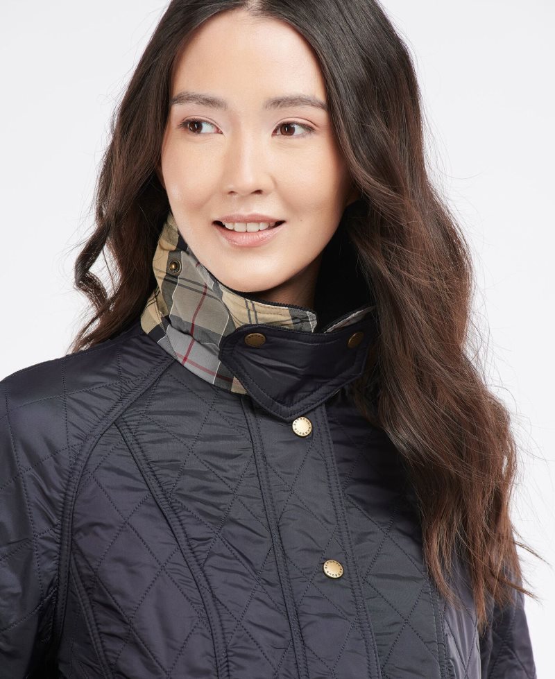 Chaqueta Acolchada Barbour Beadnell Polarquilt Jacket Mujer Negras | EPJY65843