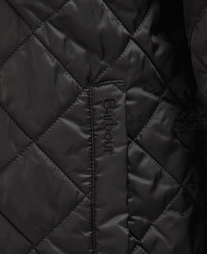 Chaqueta Acolchada Barbour City Hombre Negras | ZUHP91735