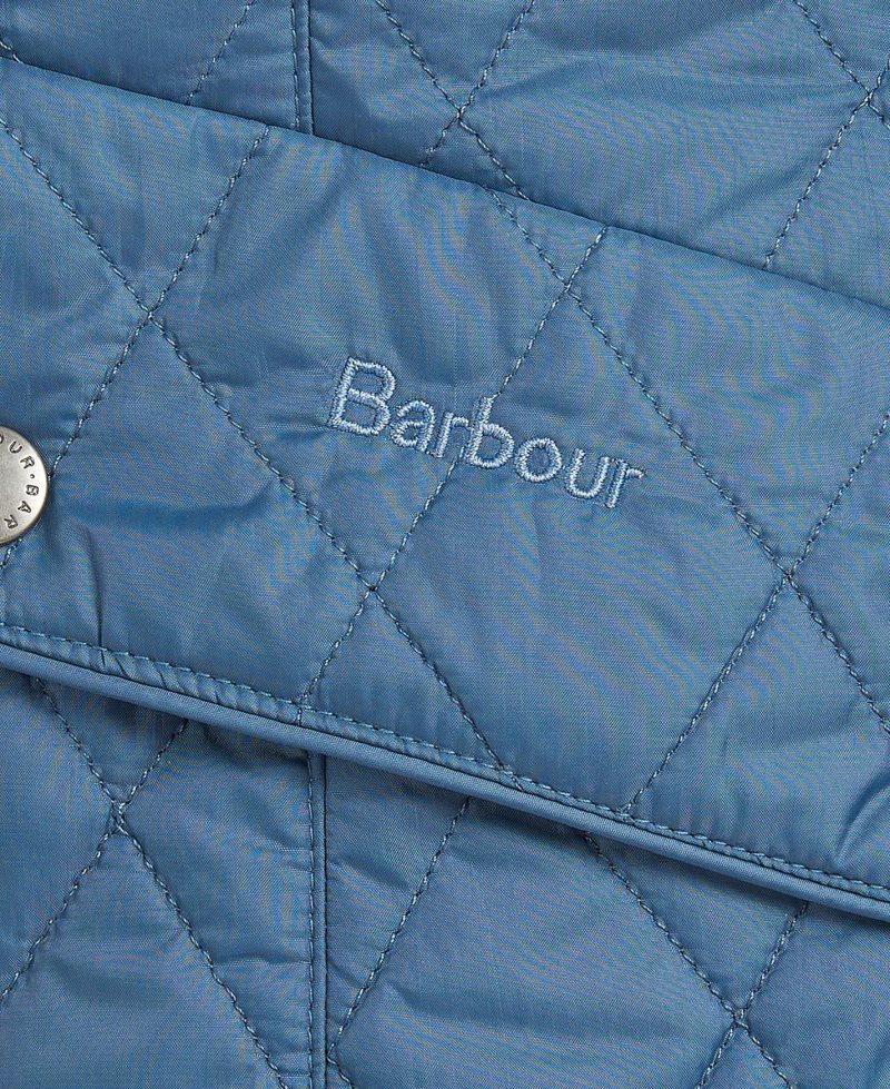 Chaqueta Acolchada Barbour Flyweight Cavalry Mujer Azules | LXQB28150