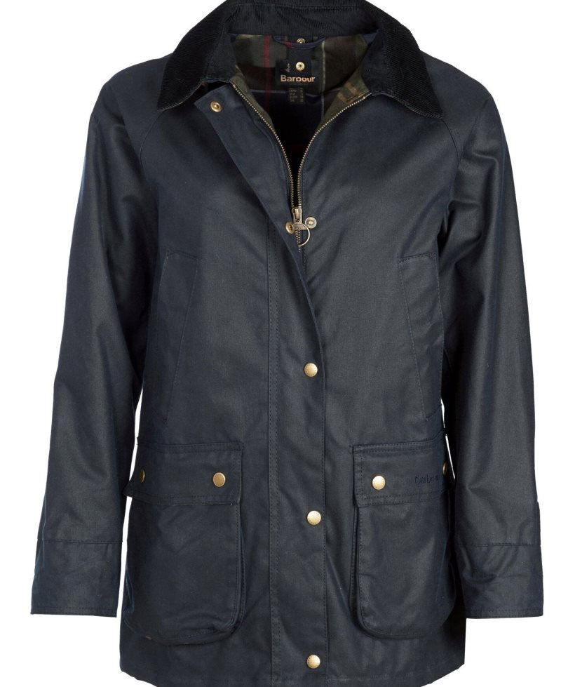 Chaqueta Encerada Barbour Acorn Algodon Mujer Verde Oliva | NLHS39178
