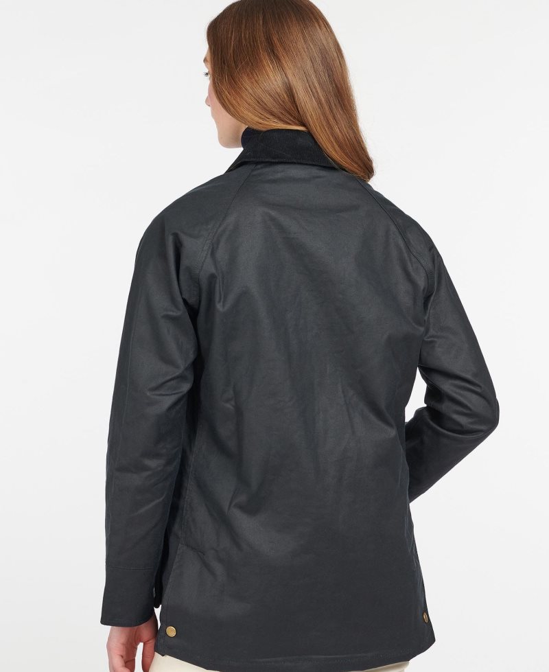 Chaqueta Encerada Barbour Acorn Algodon Mujer Verde Oliva | NLHS39178