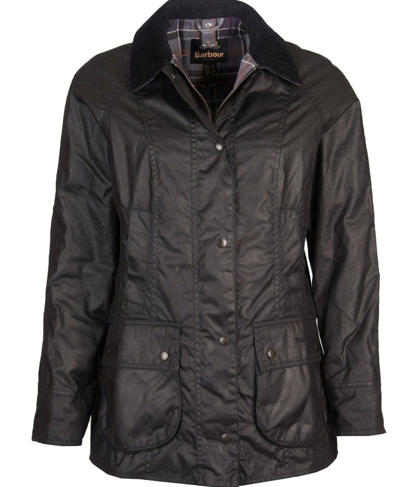 Chaqueta Encerada Barbour Beadnell Mujer Negras | HANG45769