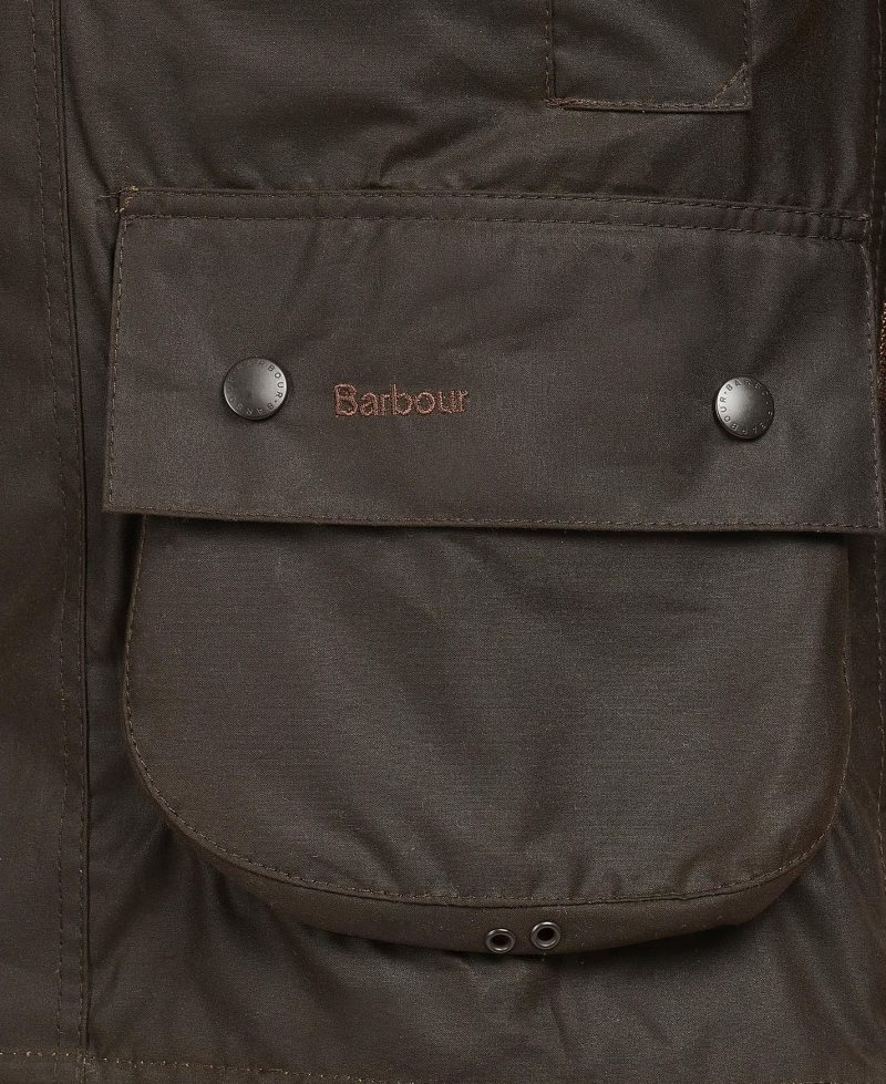 Chaqueta Encerada Barbour Classic Beaufort Hombre Verde Oliva | EOQR06835