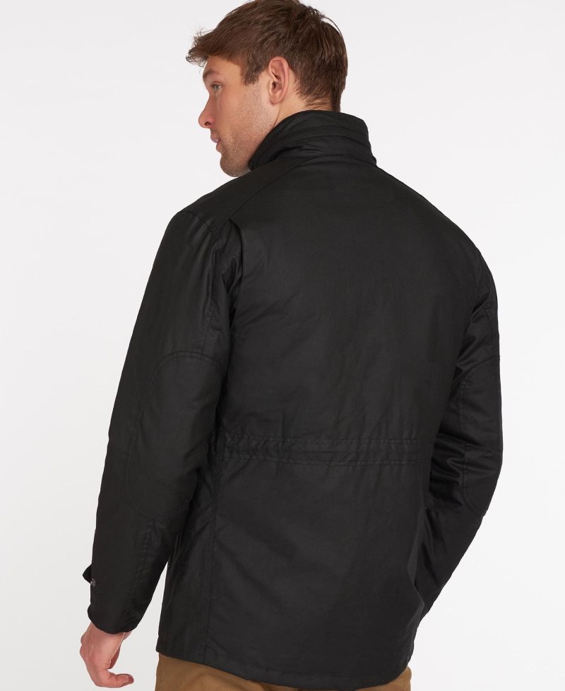 Chaqueta Encerada Barbour Sapper Hombre Verde Oliva | HJDE96483