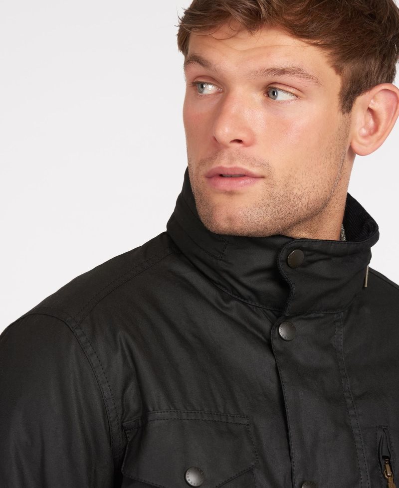 Chaqueta Encerada Barbour Sapper Hombre Verde Oliva | HJDE96483