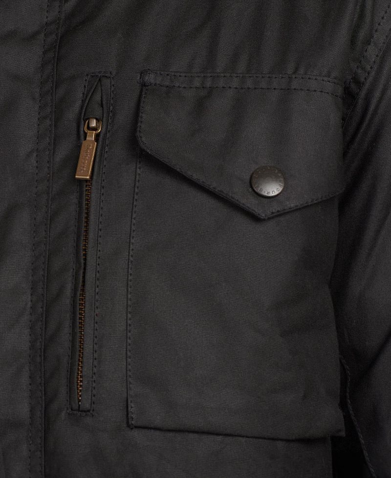 Chaqueta Encerada Barbour Sapper Hombre Verde Oliva | HJDE96483