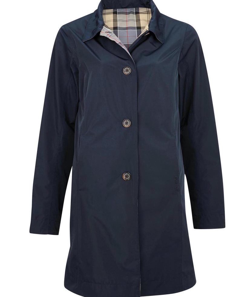 Chaqueta Impermeable Barbour Babbity Mujer Blancas | PTVG30927