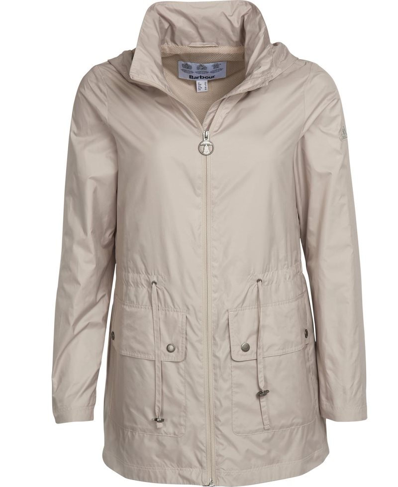 Chaquetas Casuales Barbour Campion Showerproof Plus Size Mujer Blancas | ZSWE89506