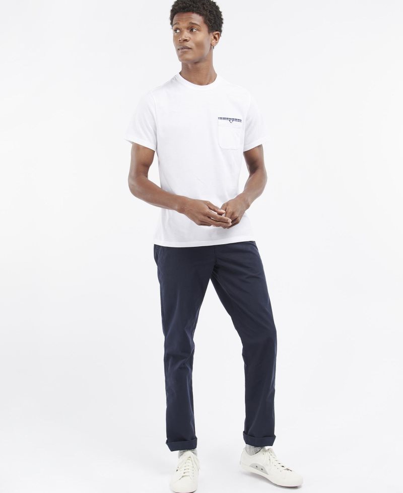 Pantalones Barbour Glendale Chino Hombre Gris | BAWF14825
