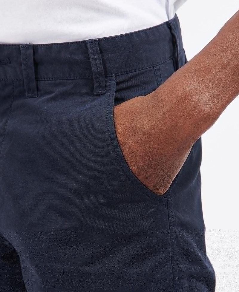Pantalones Barbour Glendale Chino Hombre Gris | BAWF14825