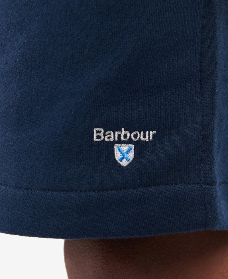 Pantalones Cortos Barbour Essential Jersey Hombre Azul Marino | UIRA14702