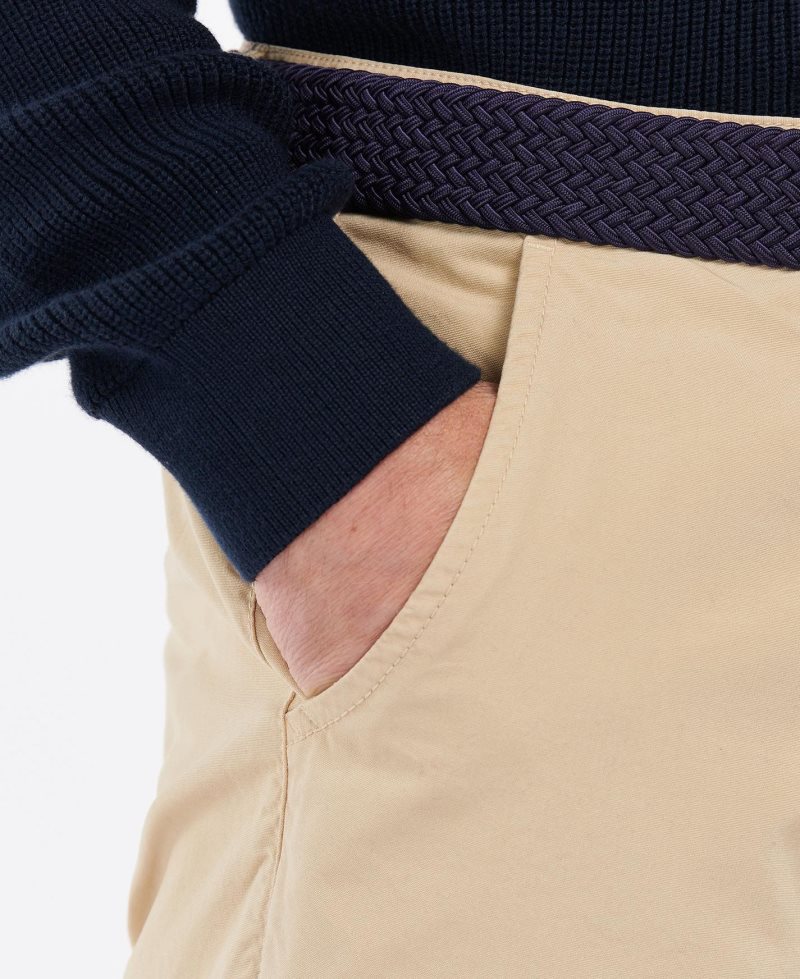 Pantalones Cortos Barbour Glendale Corta Hombre Gris | YPGF96354