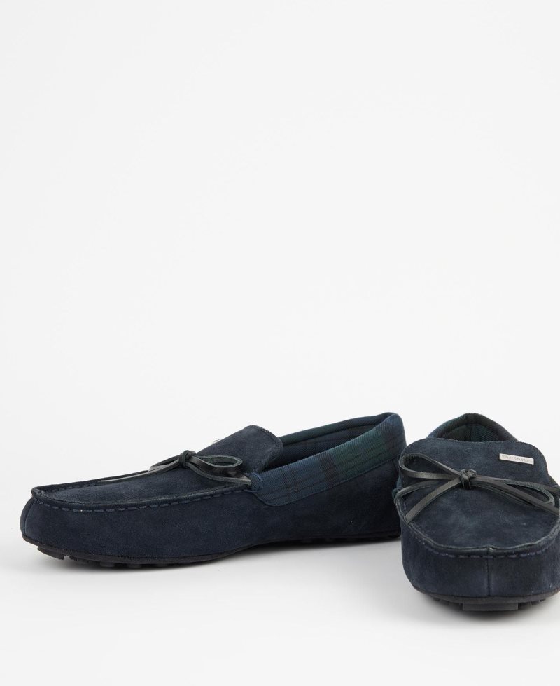 Pantuflas Barbour Kurila Hombre Negras | UHZG08367