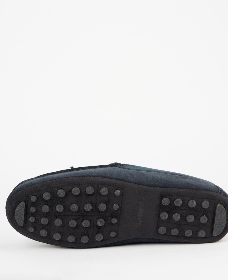 Pantuflas Barbour Kurila Hombre Negras | UHZG08367