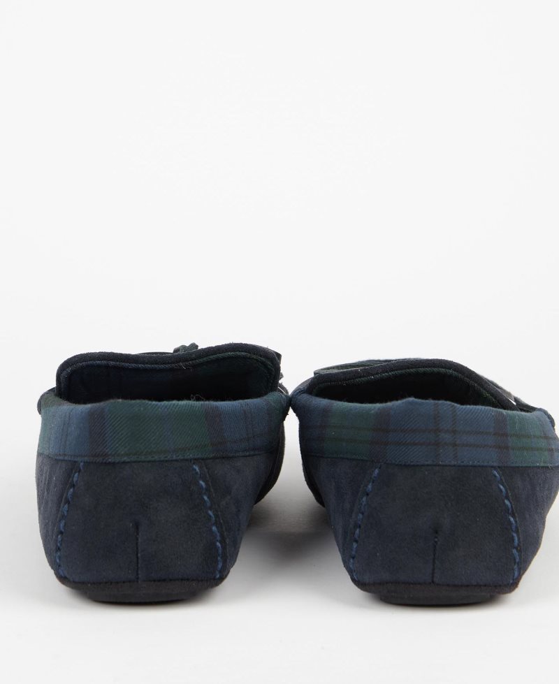 Pantuflas Barbour Kurila Hombre Negras | UHZG08367