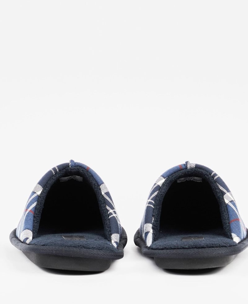 Pantuflas Barbour Young Hombre Azul Marino | IVHC80219
