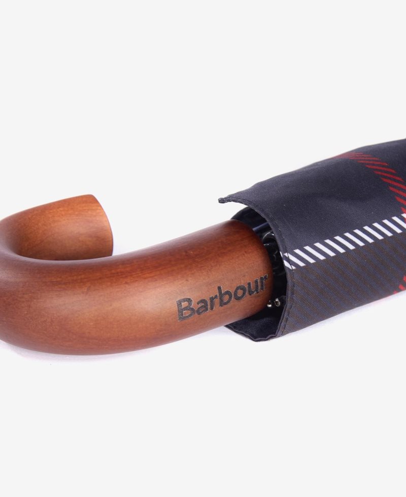 Paraguas Barbour Regenschirm Tartan Mini Hombre | ZJOB74806