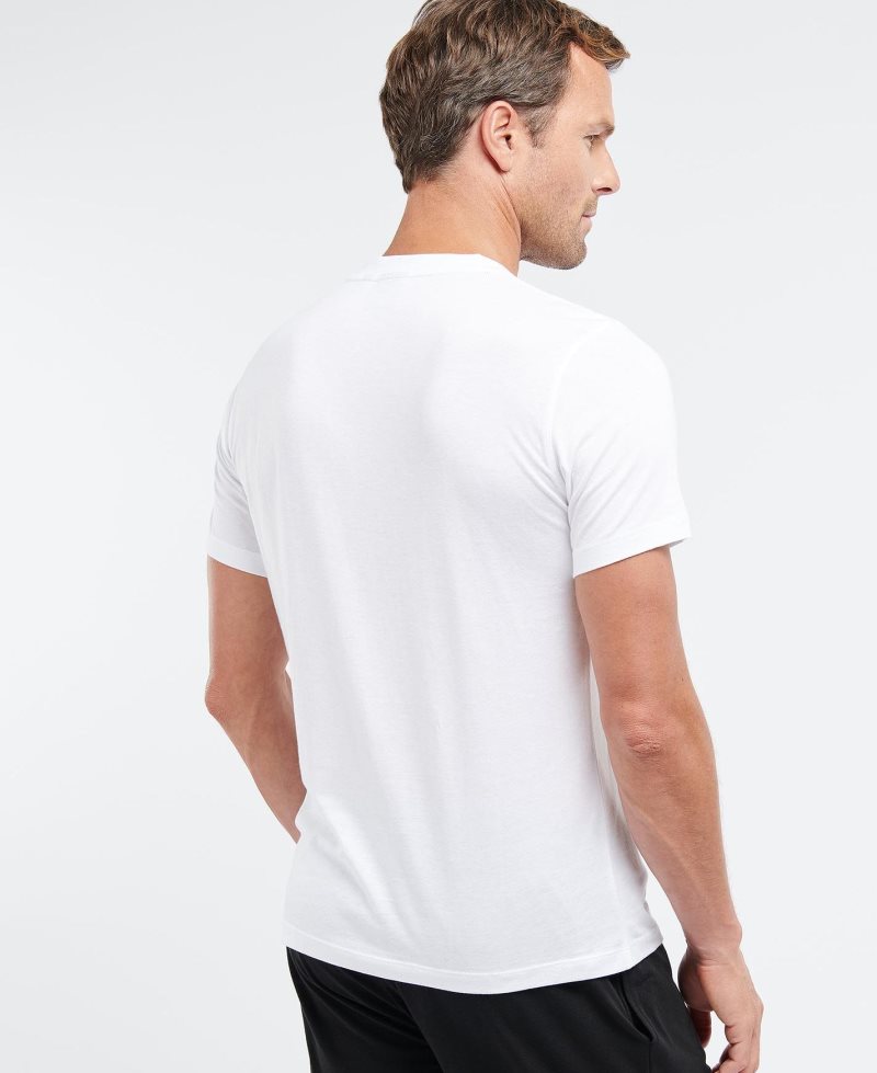 Ropa De Casa Barbour Cameron T-Shirt Hombre Azul Marino | DXVB12570