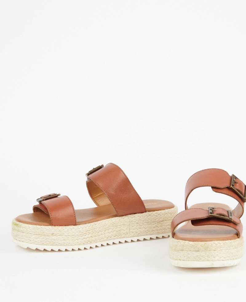Sandalias Barbour Amelda Mujer Marrones | HNTU72631