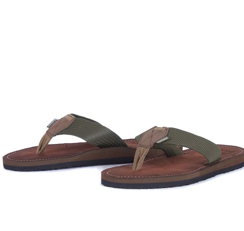 Sandalias Barbour Toeman Hombre Azul Marino | LXSM87391