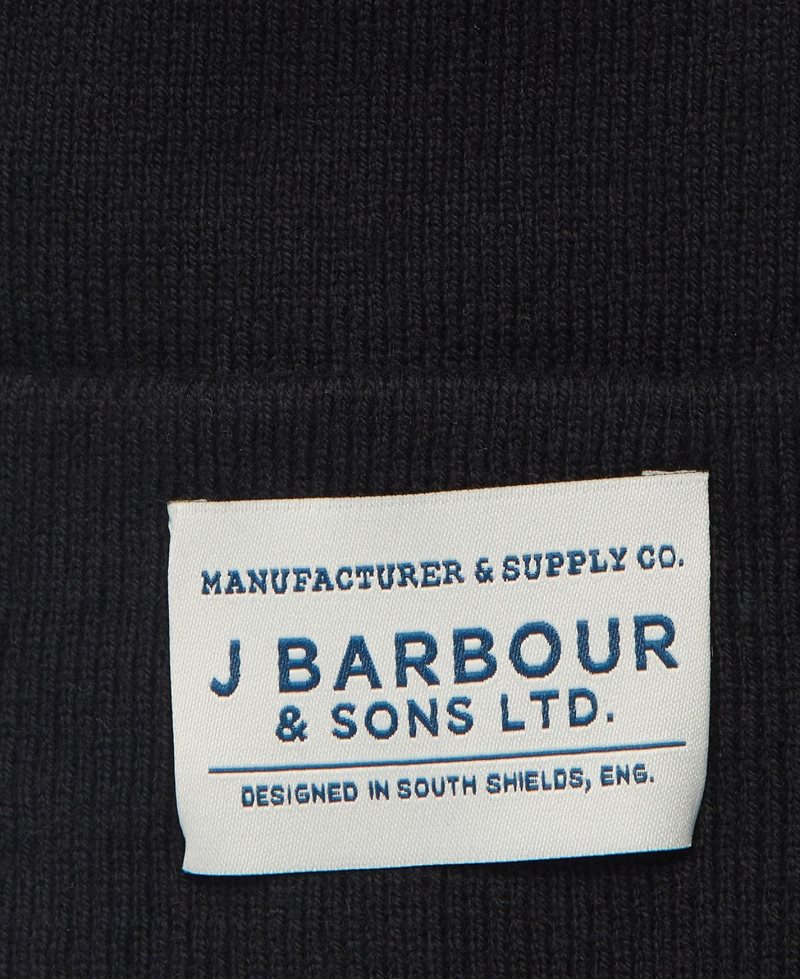 Sombreros Barbour Beanie Nautic Hombre Azul Marino | ATHY68257