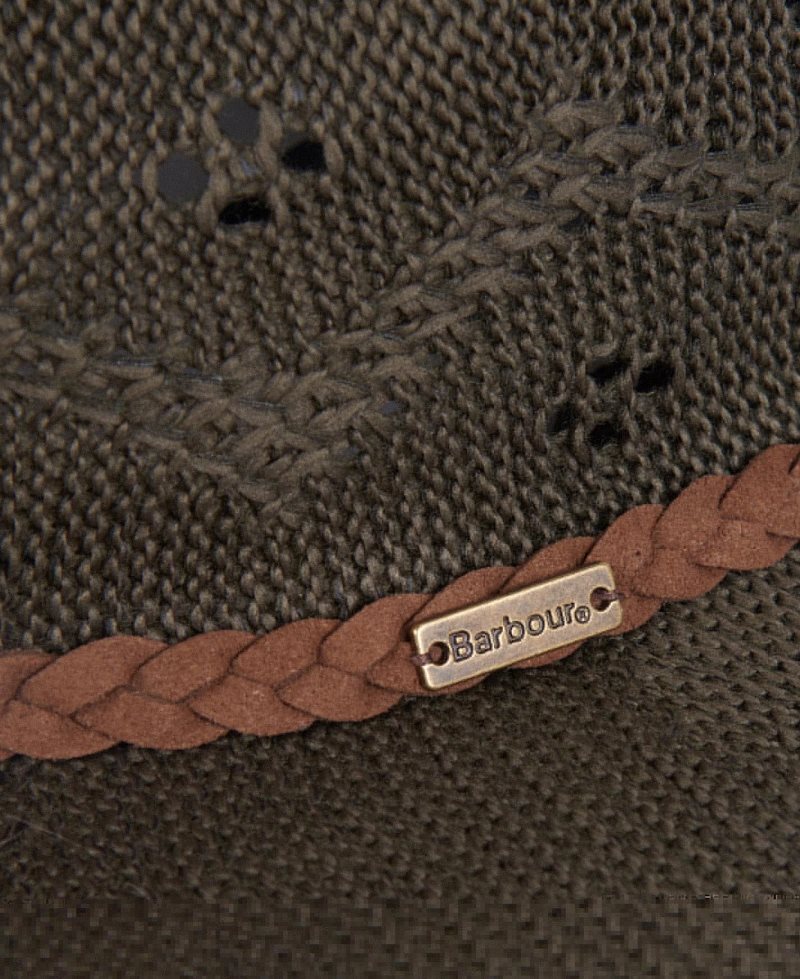 Sombreros Barbour Flowerdale Trilby Mujer Creme | FYWO23781