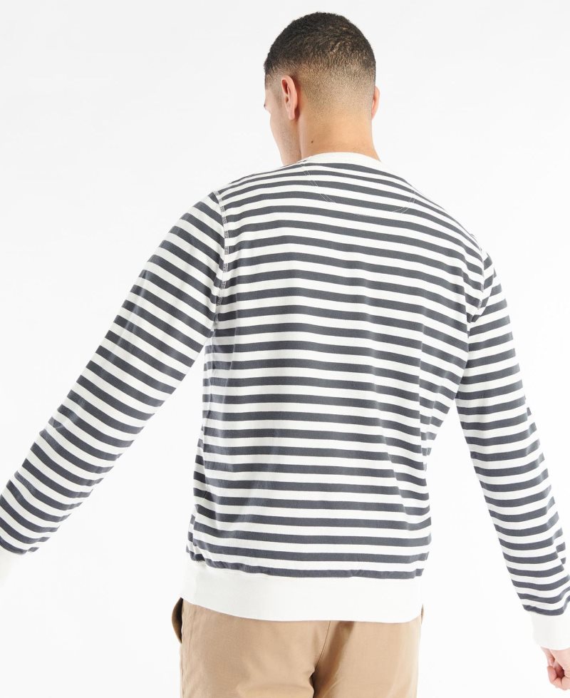 Sudaderas Barbour Durnage Crew Hombre Gris | UBNC26589