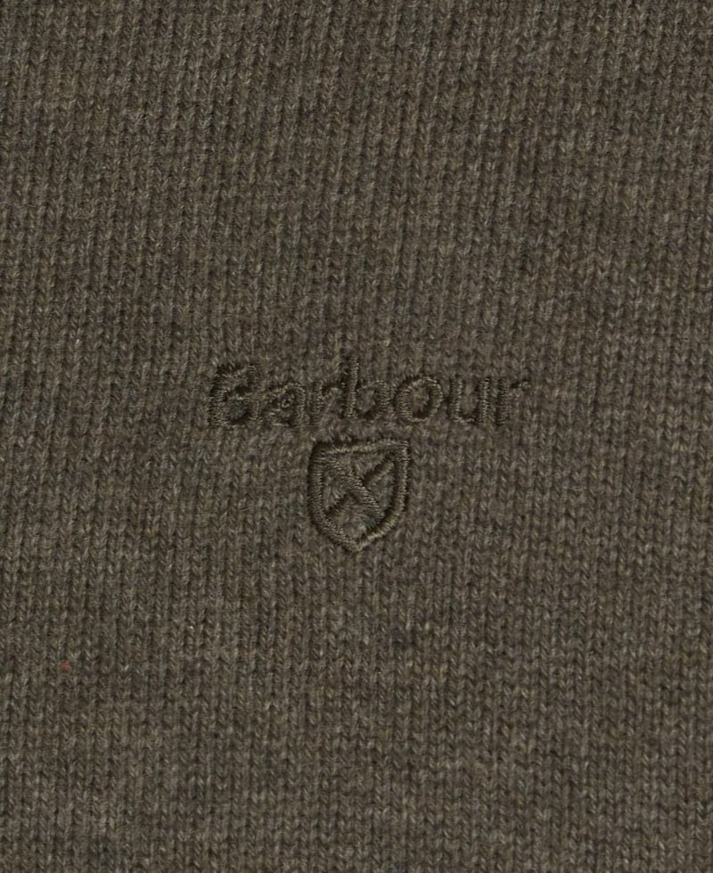 Suéteres Barbour Algodon Half Zip Hombre Gris | OATI73415