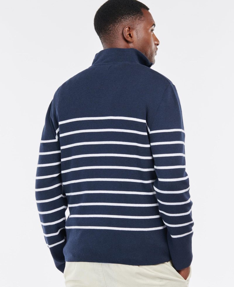 Suéteres Barbour Harbour Half Zip Hombre Azul Marino | IGWX17856