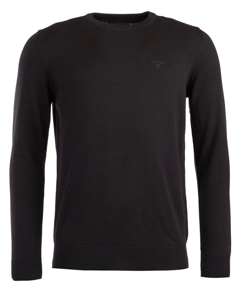 Suéteres Barbour Pima Algodon Crew Neck Hombre Rojas Oscuro | GEIH12406