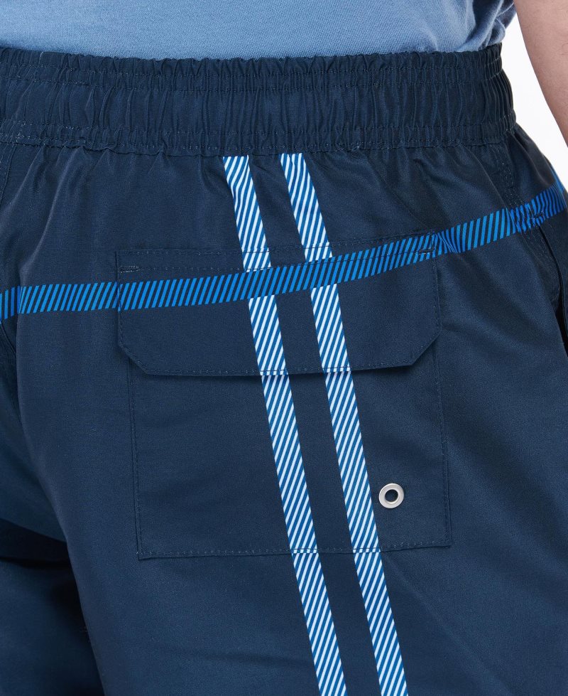 Traje De Baño Barbour Blaine Hombre Azul Marino | FXNP96712
